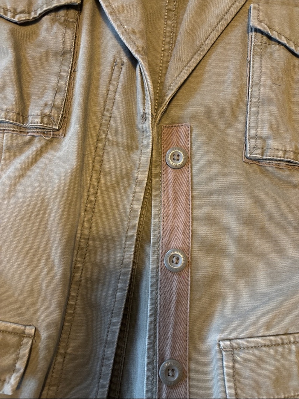 Woman’s Ruff Hewn Olive lightweight Canvas Jacket - Large - Picture 4 of 6
